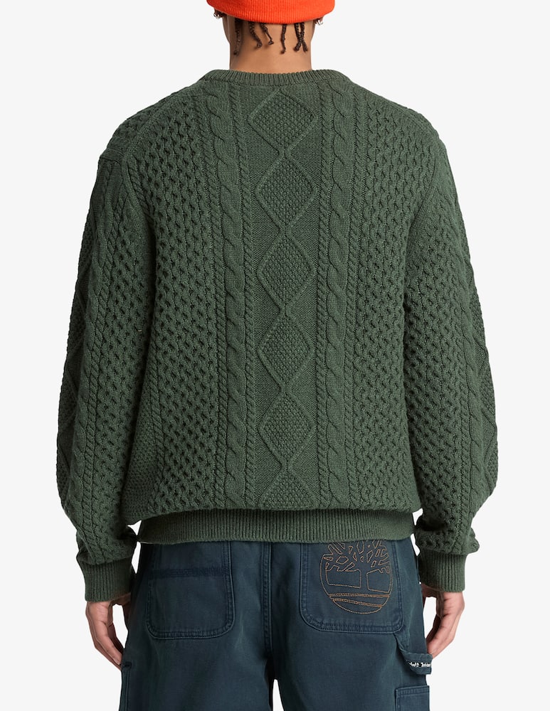 Timberland Cable knit cotton blend jumper - picture 3 Timberland Cable knit cotton blend jumper - picture 3