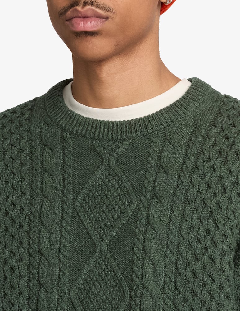 Timberland Cable knit cotton blend jumper - picture 4 Timberland Cable knit cotton blend jumper - picture 4