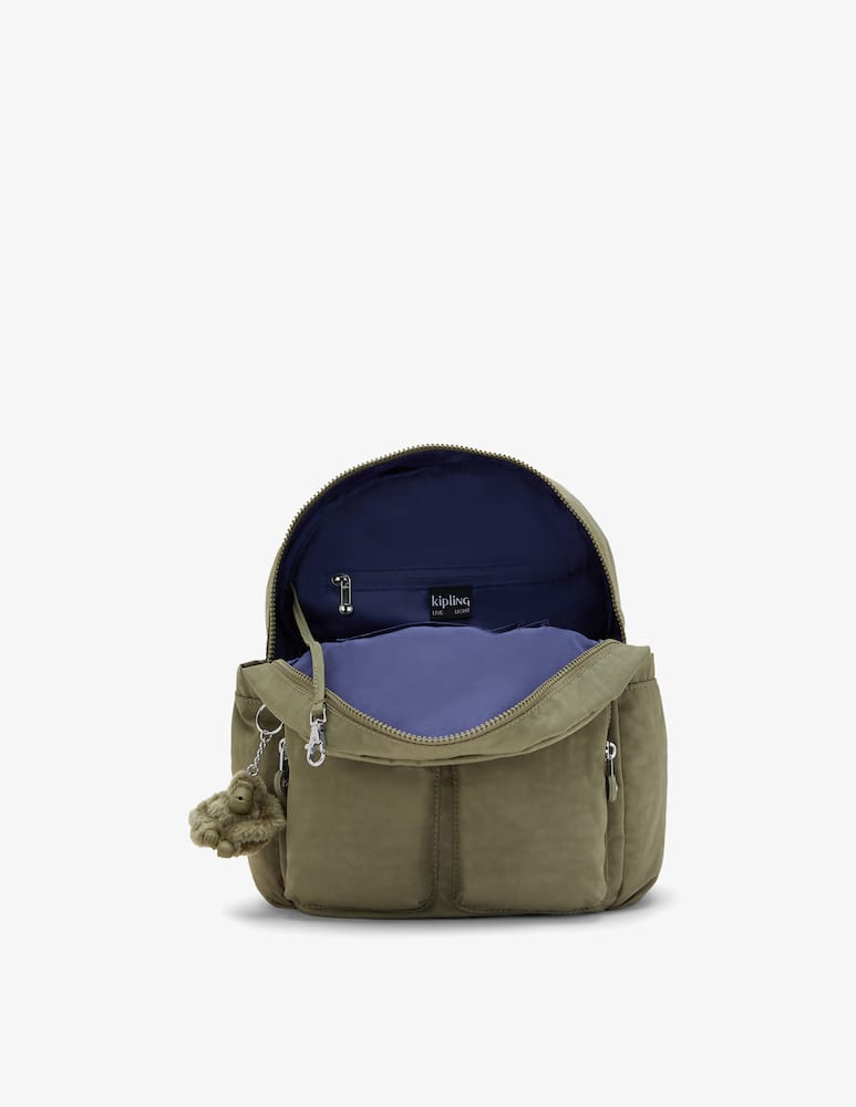 Kipling City Pocket S B Almost Sage Backpack - picture 3 Kipling City Pocket S B Almost Sage Backpack - picture 3