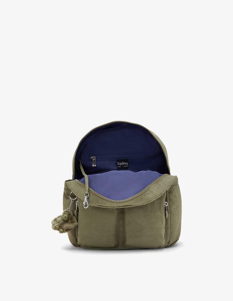 rinascente Kipling City Pocket S B Almost Sage Backpack