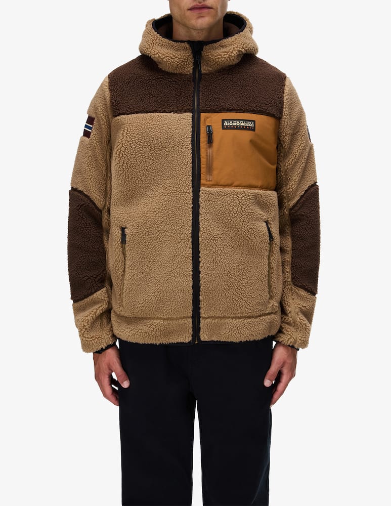 Napapijri Hooded fleece jacket - picture 1 Napapijri Hooded fleece jacket - picture 1