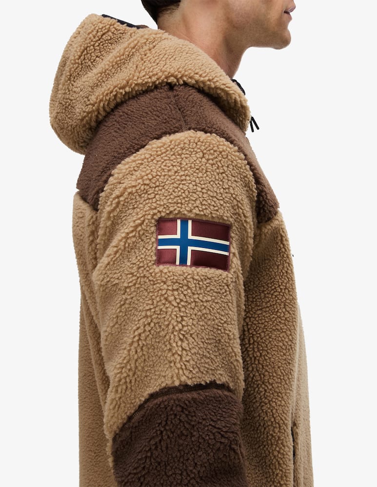 Napapijri Hooded fleece jacket - picture 5 Napapijri Hooded fleece jacket - picture 5