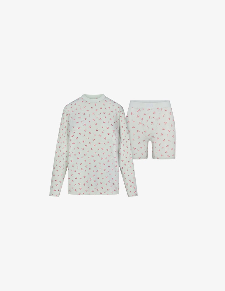 rinascente SKIMS Cherry long sleeve set
