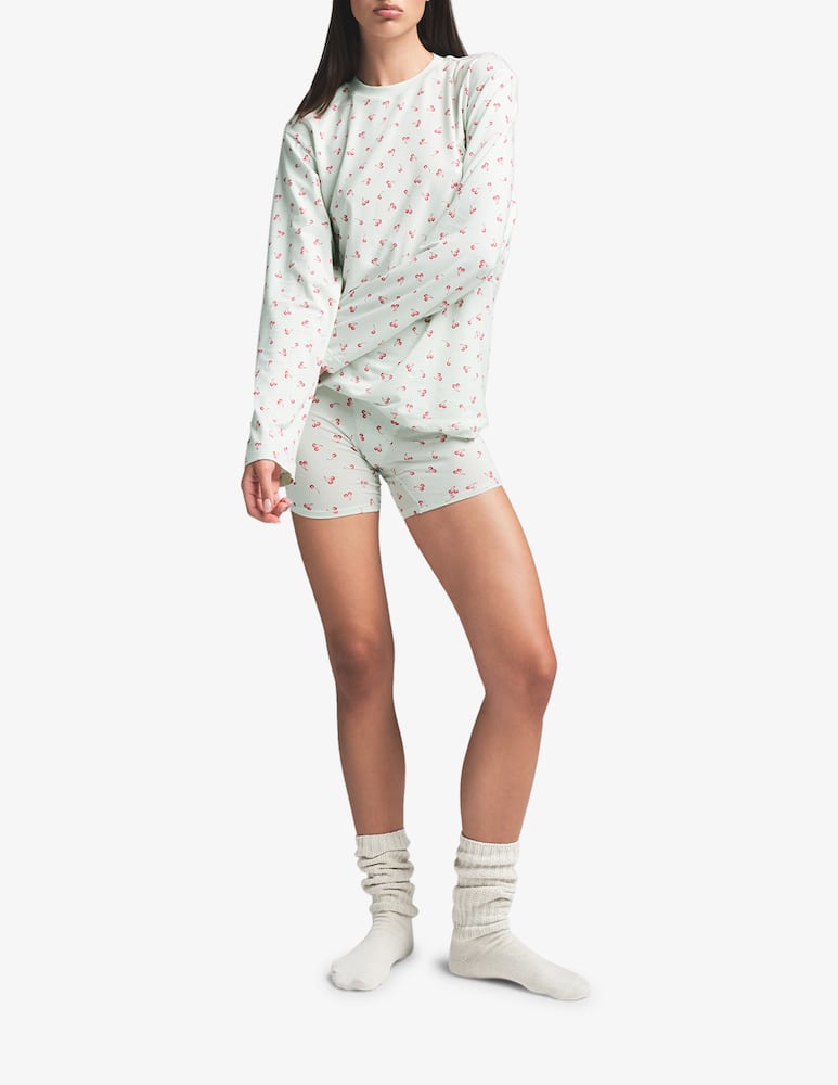 rinascente SKIMS Cherry long sleeve set