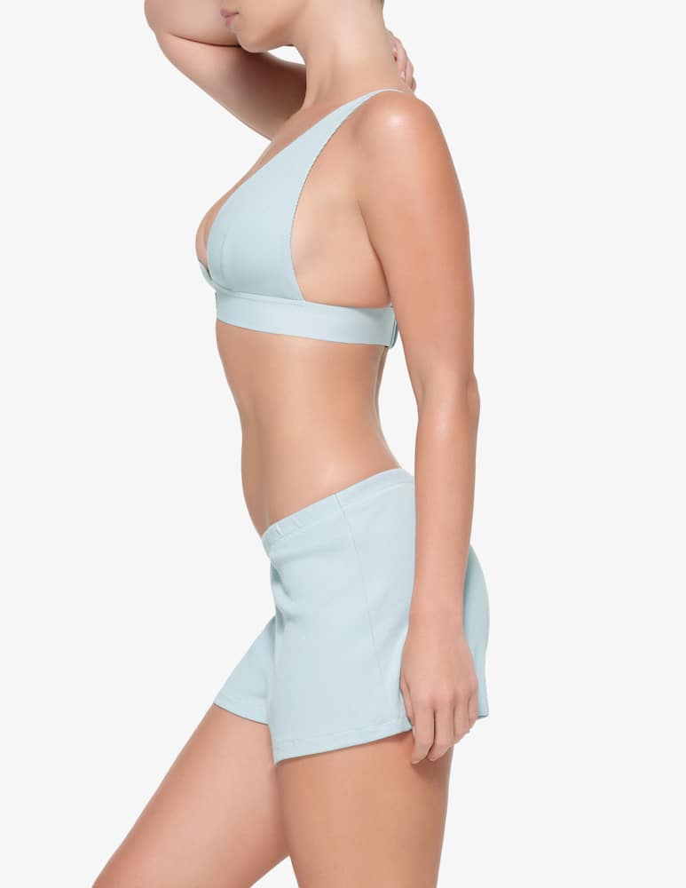 rinascente SKIMS Pantaloncino largo in cotone a coste