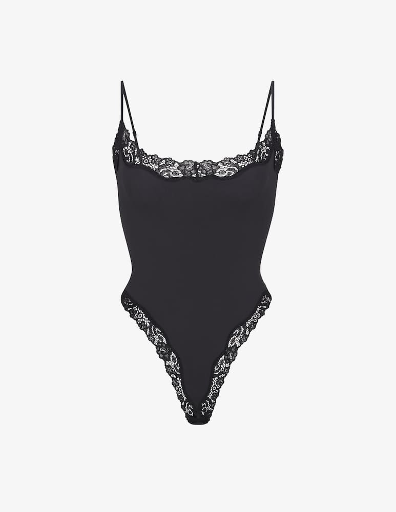 rinascente SKIMS Lace-trim cami bodysuit