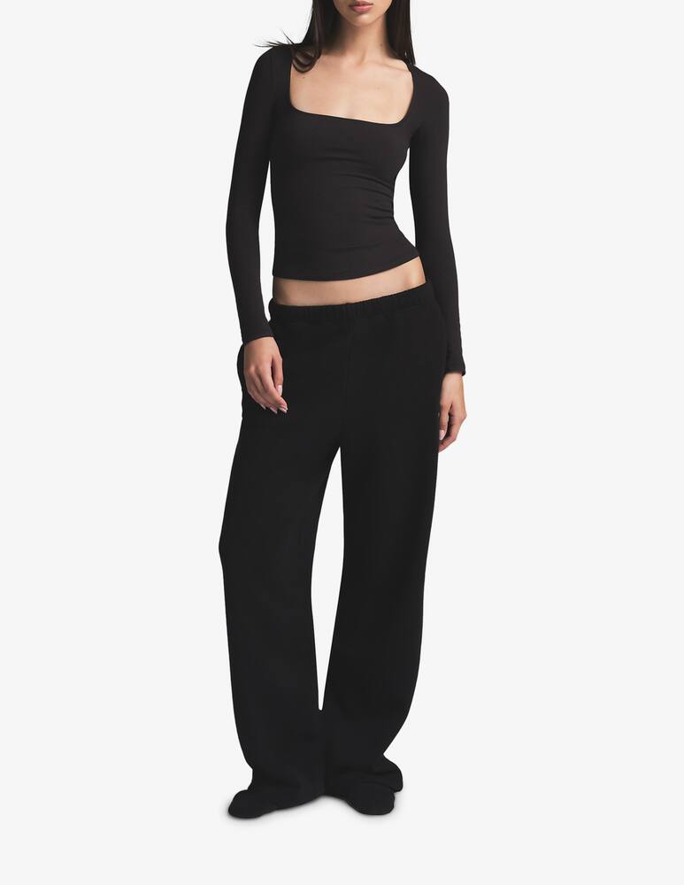 rinascente SKIMS Scoop neck long sleeve top