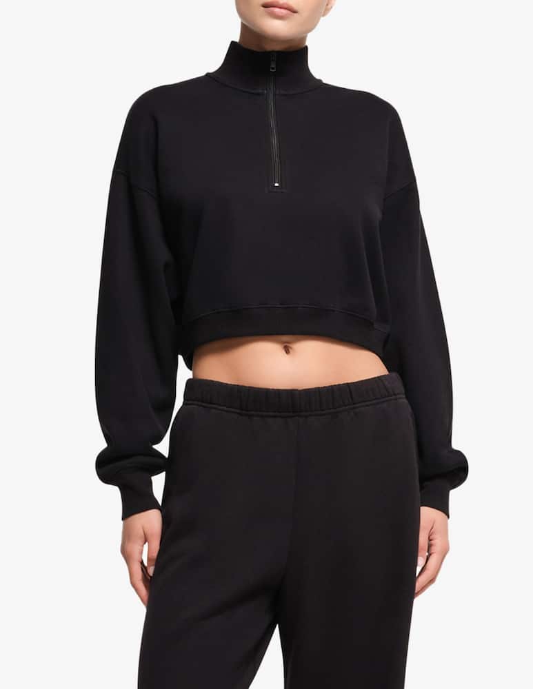 SKIMS Maglia crop mezza zip - immagine 1 SKIMS Maglia crop mezza zip - immagine 1