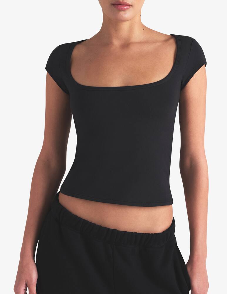 rinascente SKIMS Scoop neck short sleeve tee