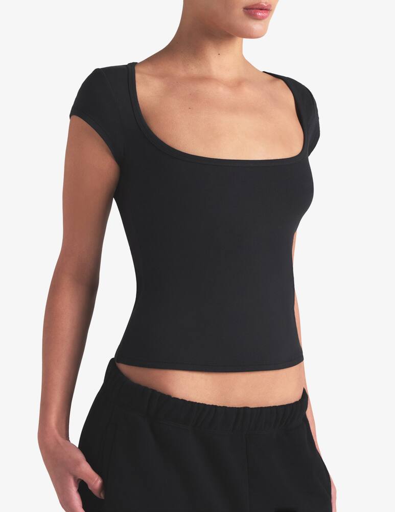 rinascente SKIMS Scoop neck short sleeve tee