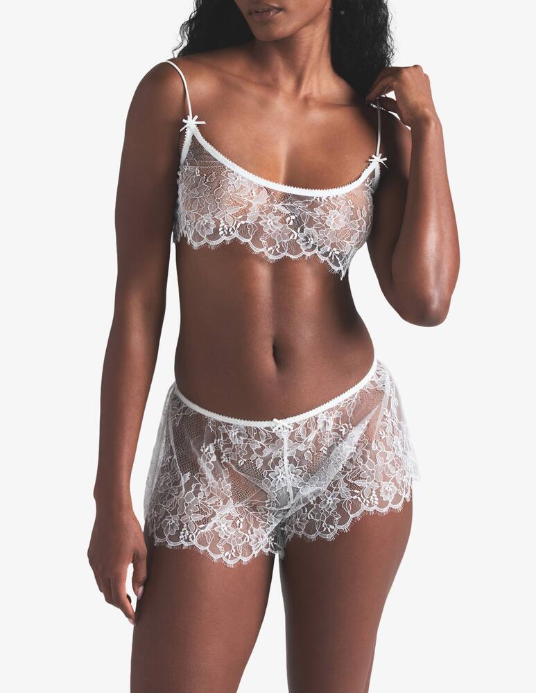 rinascente SKIMS Lace bralette and short set