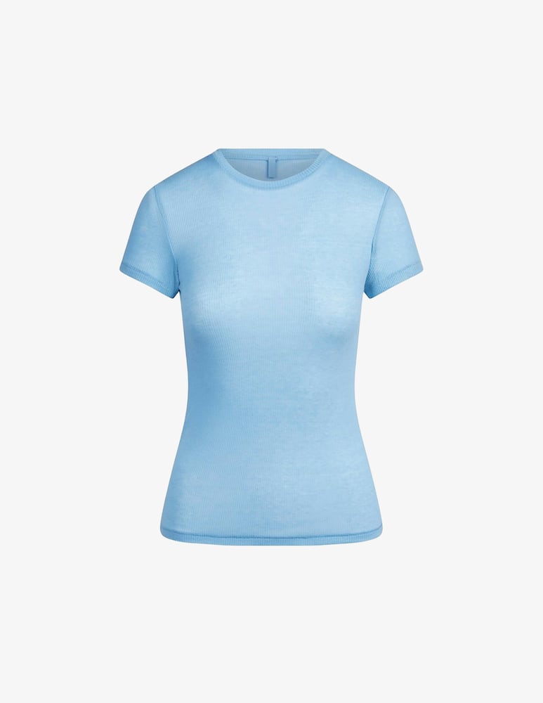 rinascente SKIMS Crewneck ribbed t-shirt