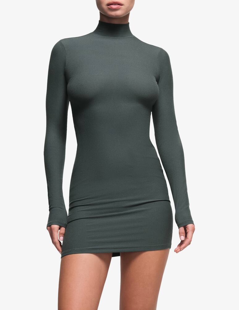 rinascente SKIMS Turtleneck long sleeve mini dress