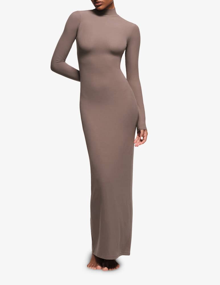rinascente SKIMS Turtleneck mock neck long sleeve dress