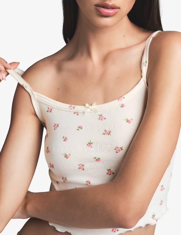 rinascente SKIMS Floral cami sleep set