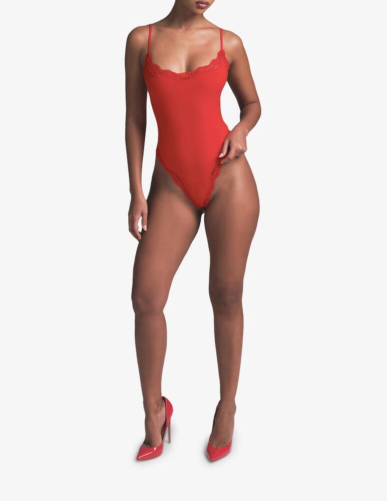 rinascente SKIMS Lace trim bodysuit Camila