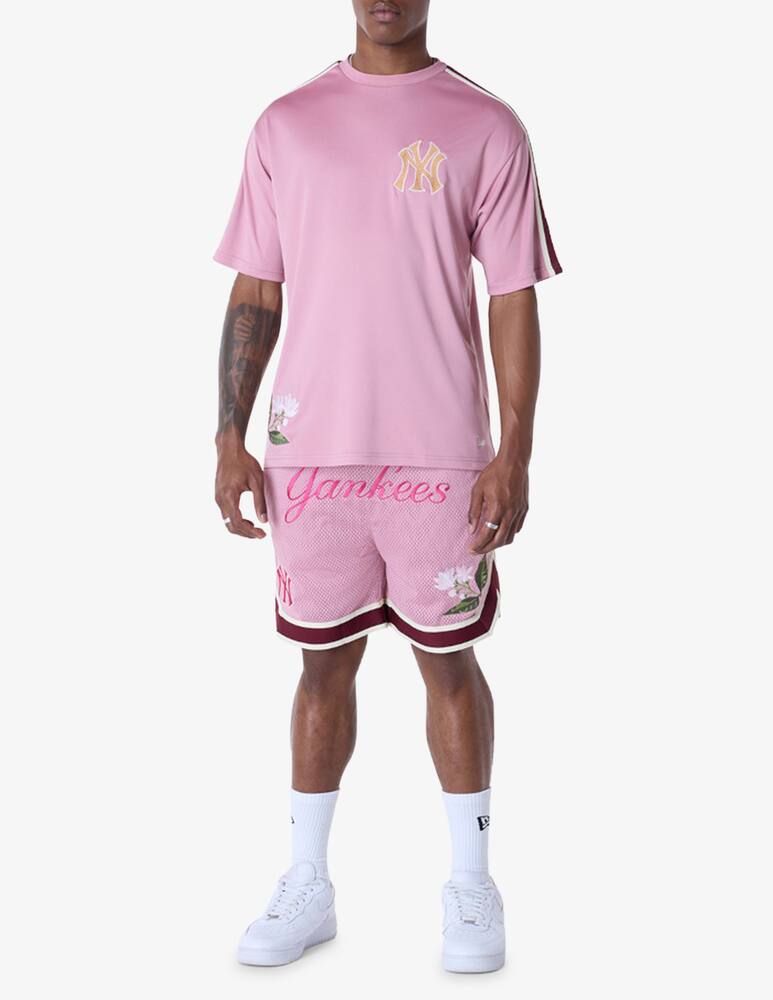 rinascente New Era Yankees floral mesh shorts