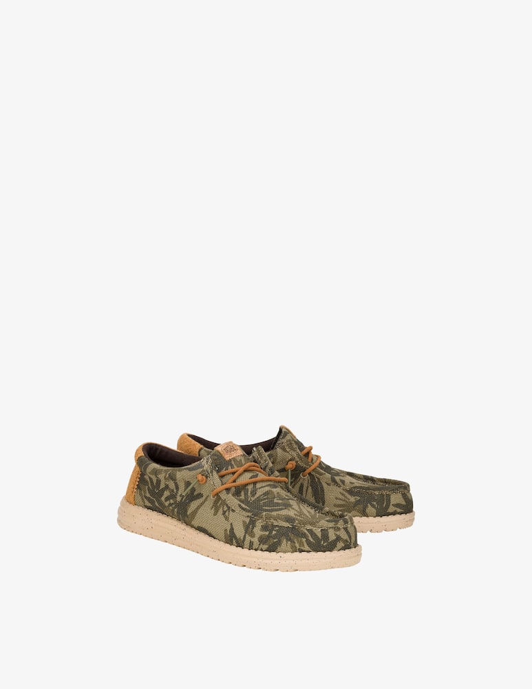 rinascente HEYDUDE Palm pattern shoes