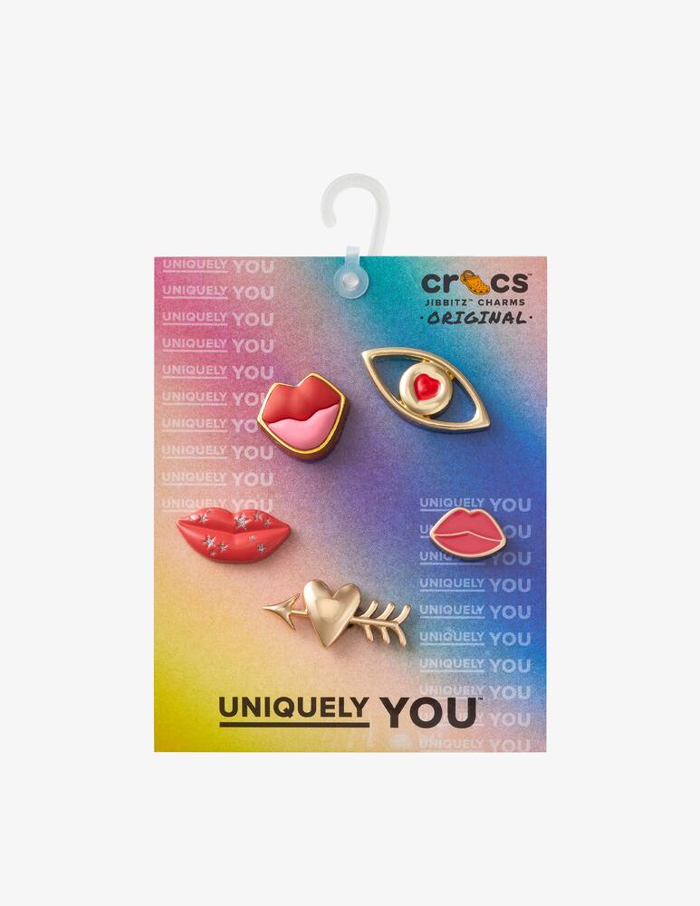 rinascente Crocs Valentines lips charm set