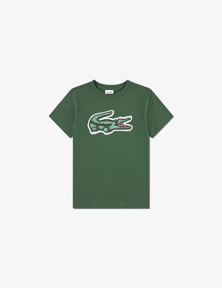 rinascente Lacoste Crocodile puff t-shirt