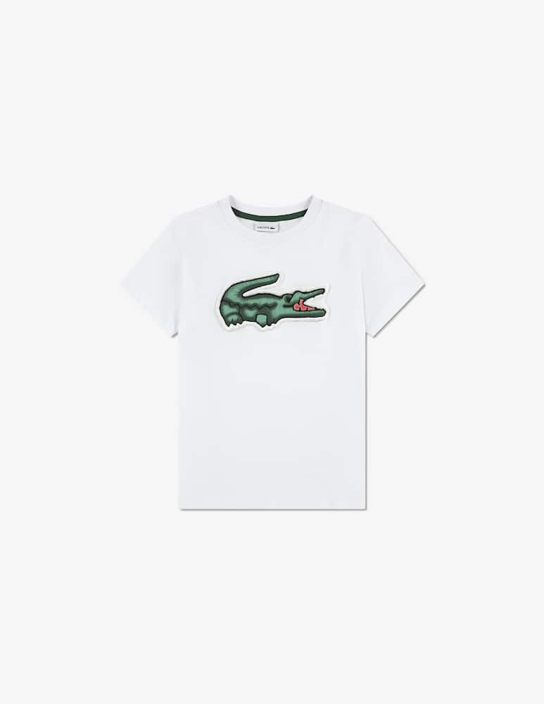 rinascente Lacoste Crocodile puff t-shirt