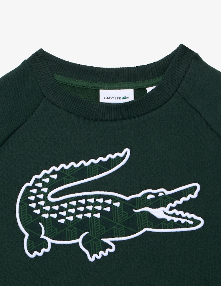 rinascente Lacoste Graphic fleece crewneck