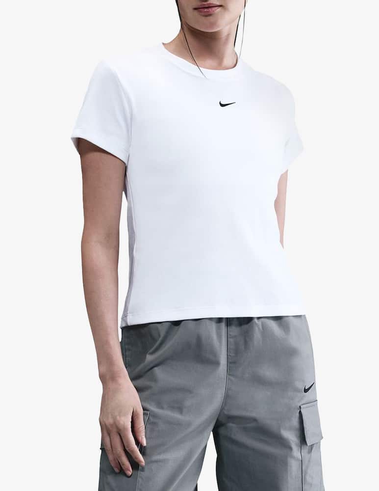 rinascente Nike Maglia a manica corta aderente a costine