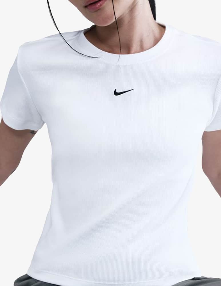 rinascente Nike Maglia a manica corta aderente a costine