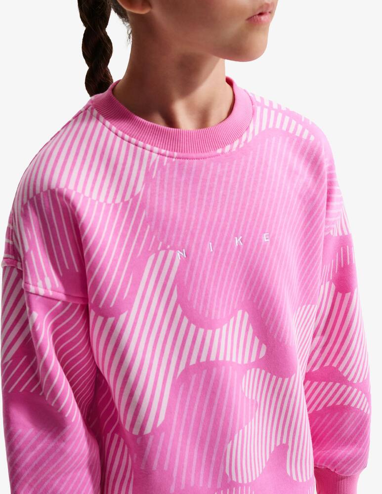rinascente Nike Pattern fleece crew sweatshirt