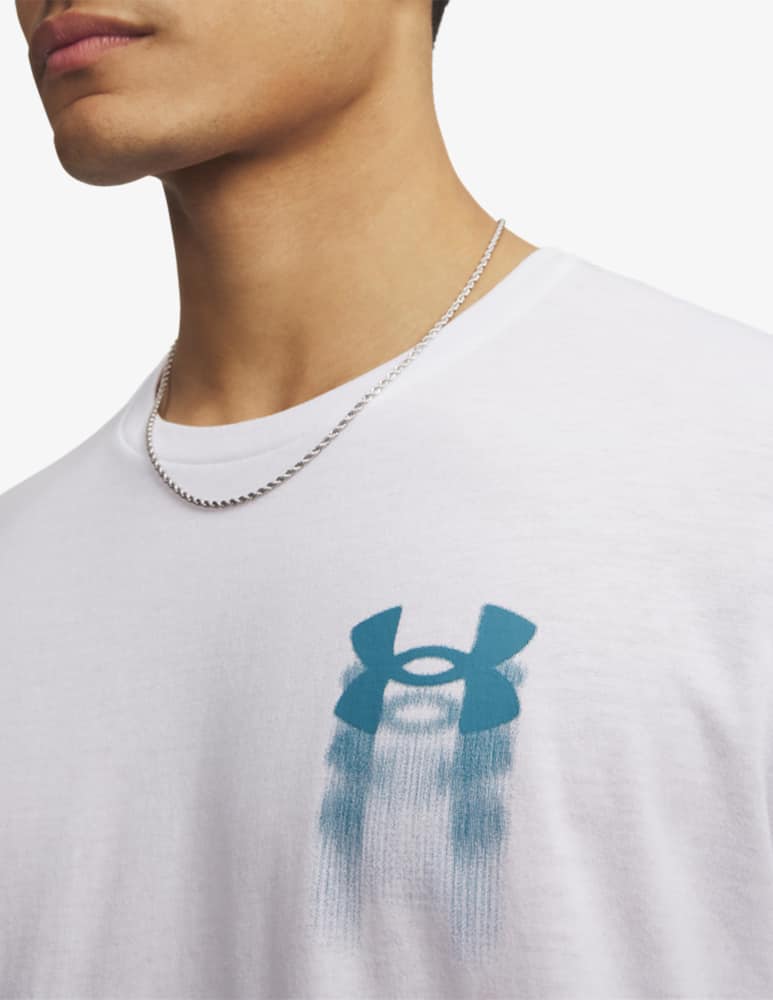 rinascente Under Armour Blur logo cotton t-shirt