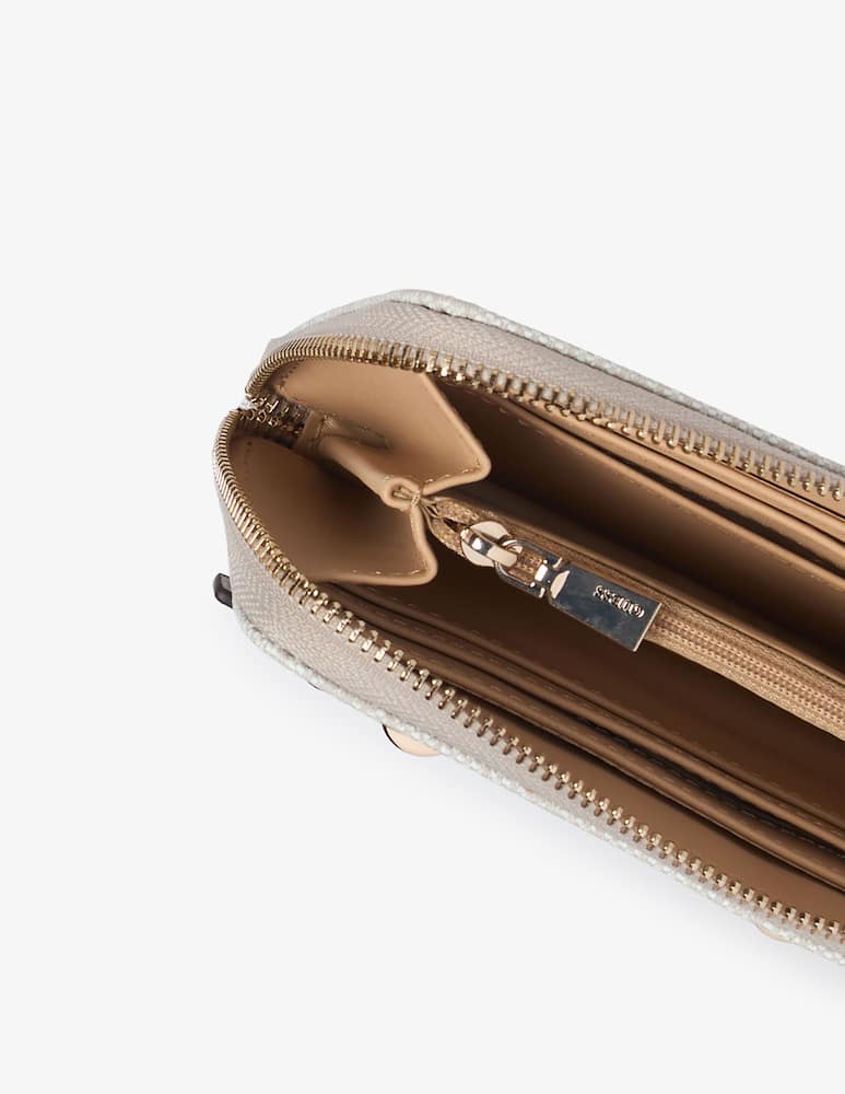 rinascente Guess Leona logo ziparound wallet