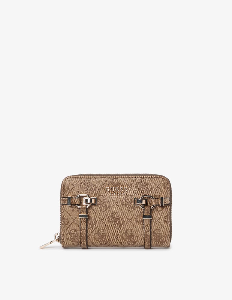 rinascente Guess Leona logo ziparound wallet