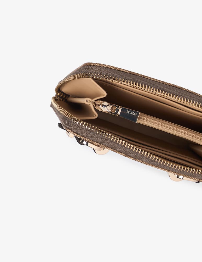 rinascente Guess Leona logo ziparound wallet