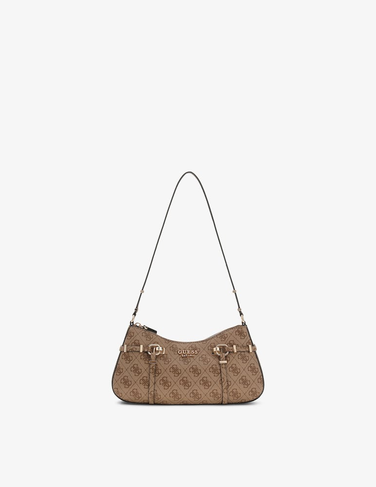 rinascente Guess Leona logo shoulder bag