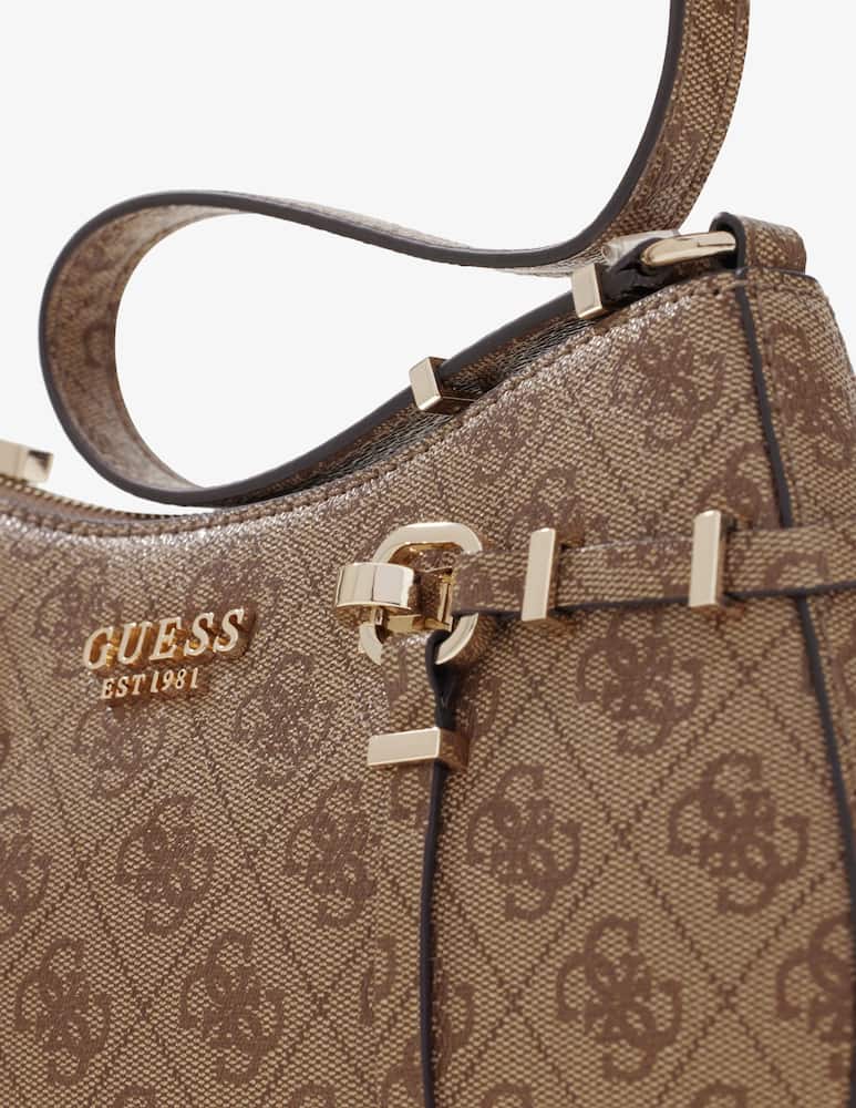 rinascente Guess Leona logo shoulder bag
