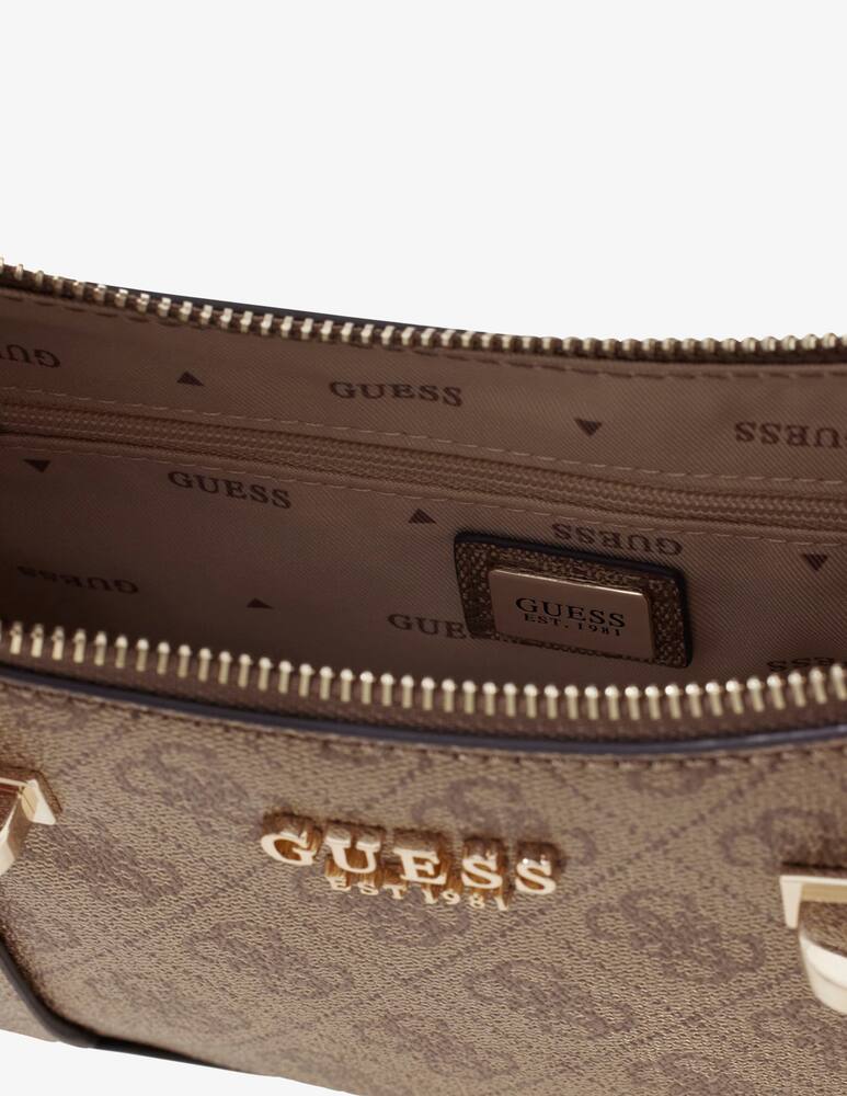 rinascente Guess Leona logo shoulder bag