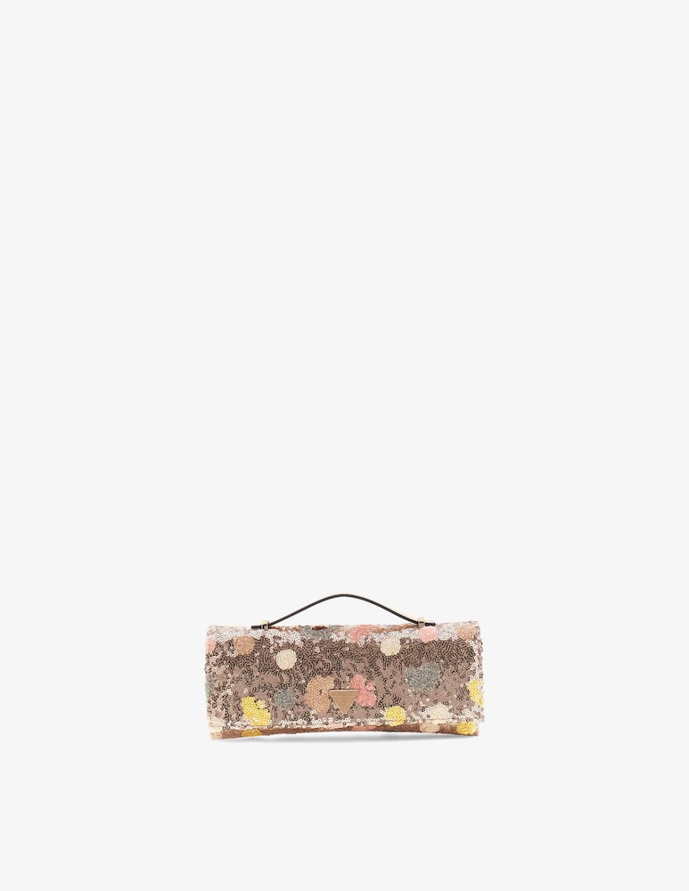 rinascente Guess Tasmin sequin handle clutch