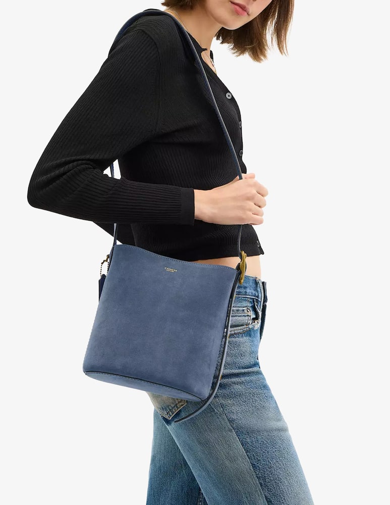 rinascente COACH Borsa a secchiello in suede Bleecker 21