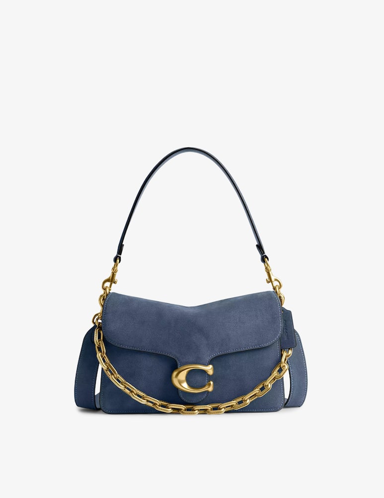 rinascente COACH Chain Tabby suede shoulder bag