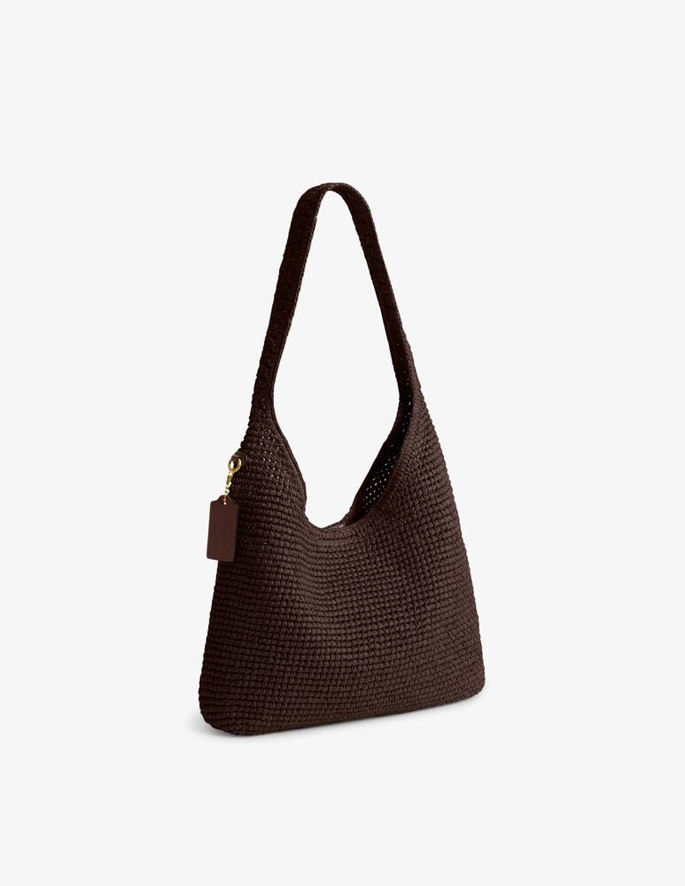 rinascente COACH Straw Brooklyn shoulder bag
