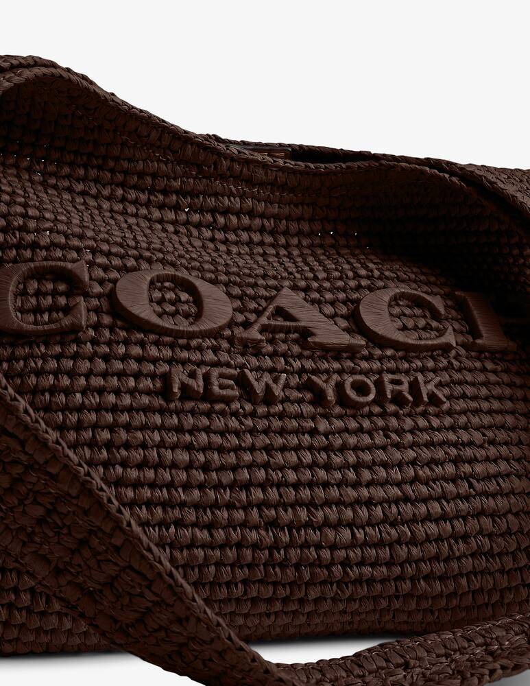 rinascente COACH Straw Brooklyn shoulder bag