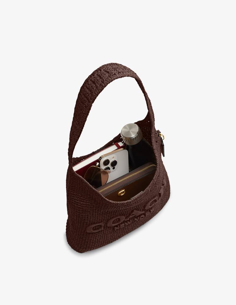 rinascente COACH Straw Brooklyn shoulder bag