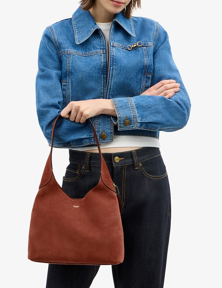 rinascente COACH Borsa in pelle scamosciata Brooklyn 28