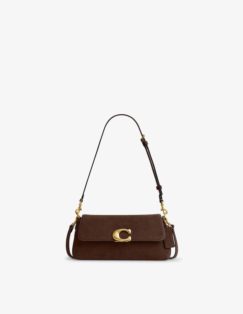 rinascente COACH Shoulder bag in suede Jet