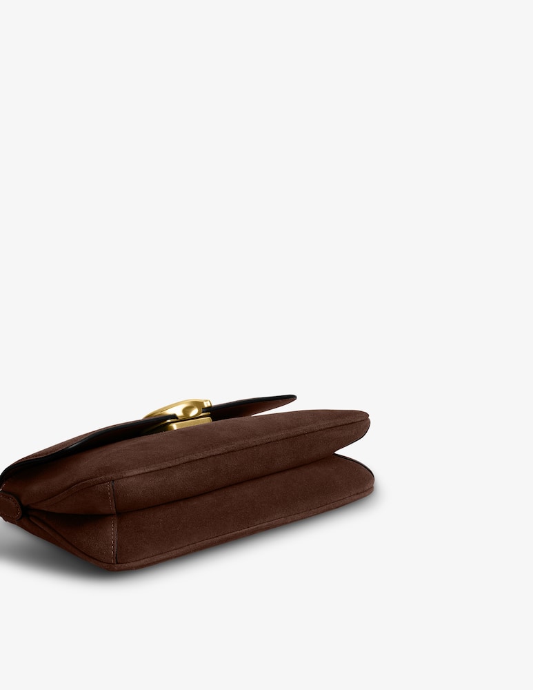 rinascente COACH Shoulder bag in suede Jet