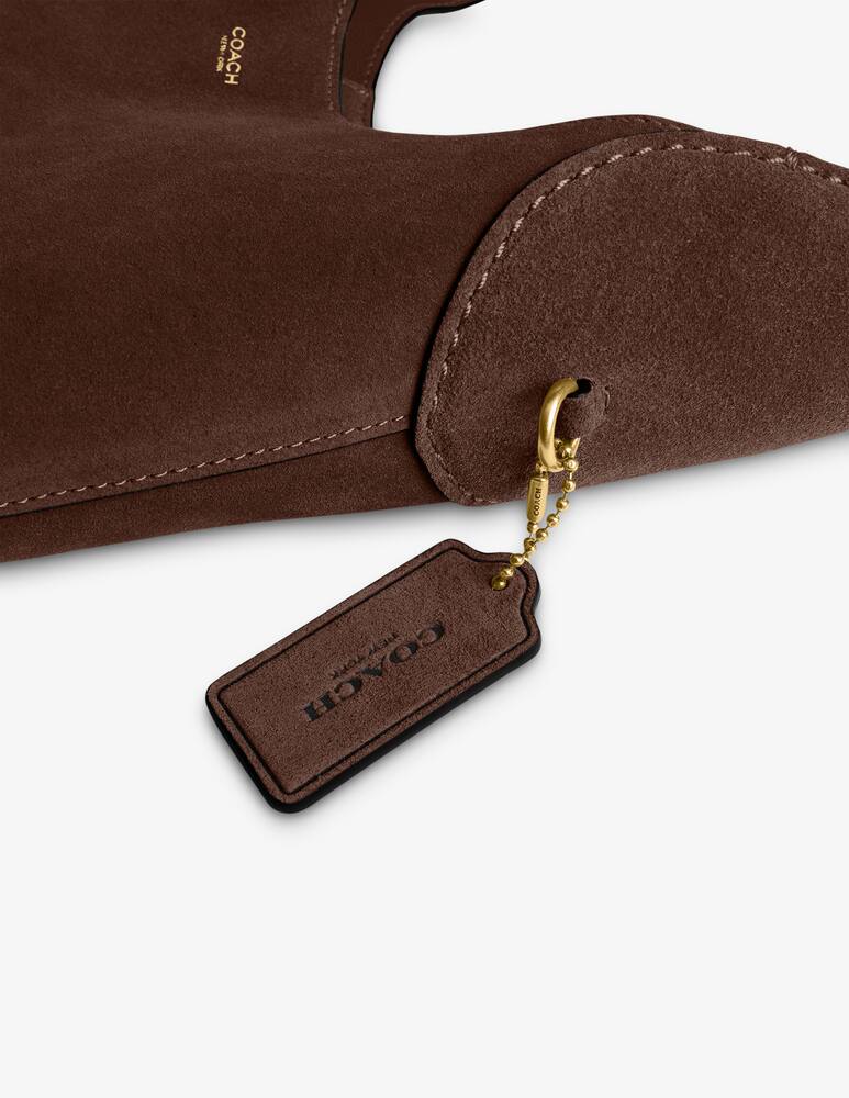 rinascente COACH Brooklyn 28 suede shoulder bag