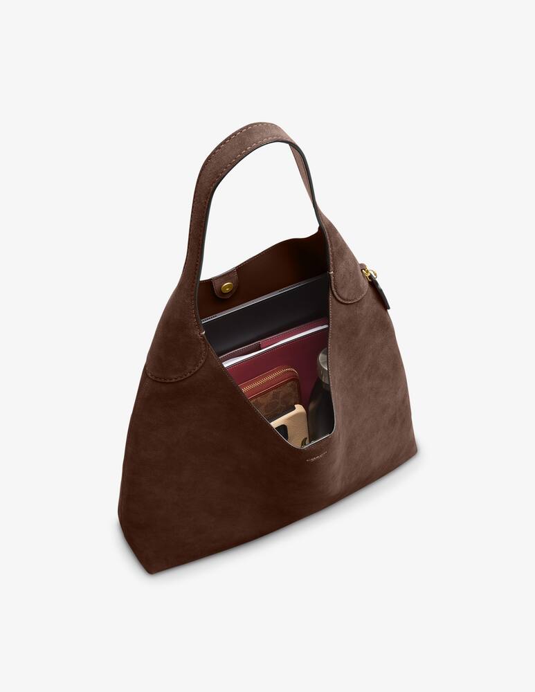 rinascente COACH Suede Brooklyn 39 shoulder bag