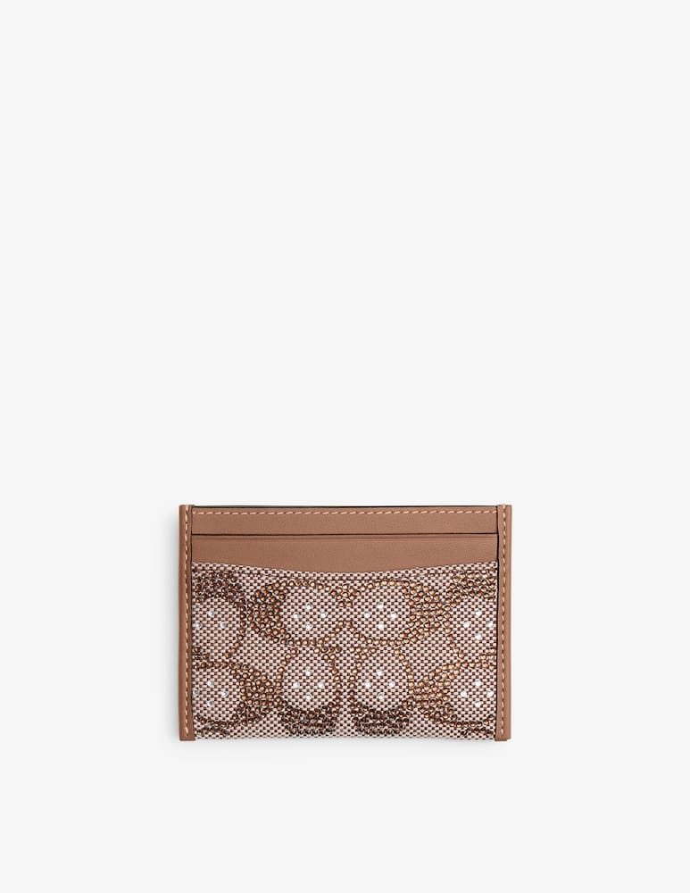 rinascente COACH Portacarte crcystal jacquard signature