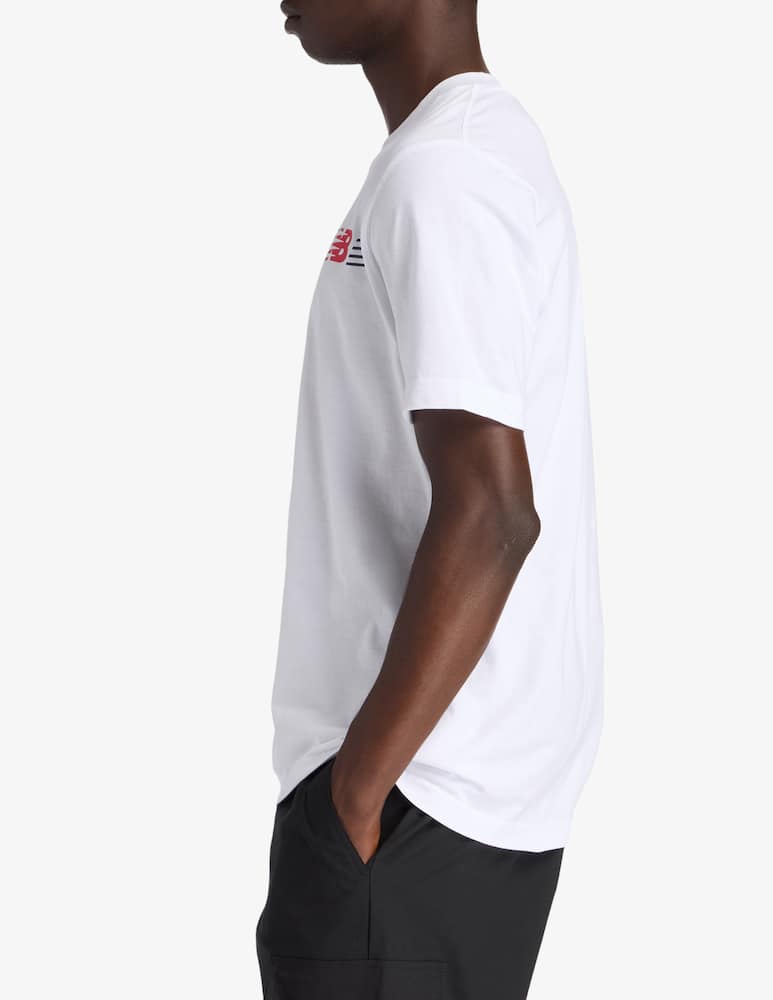 rinascente New Balance Logo lines t-shirt