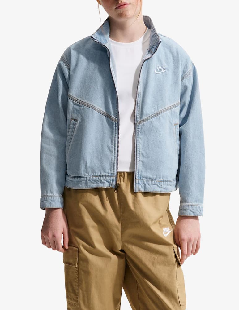 rinascente Nike Denim zip jacket